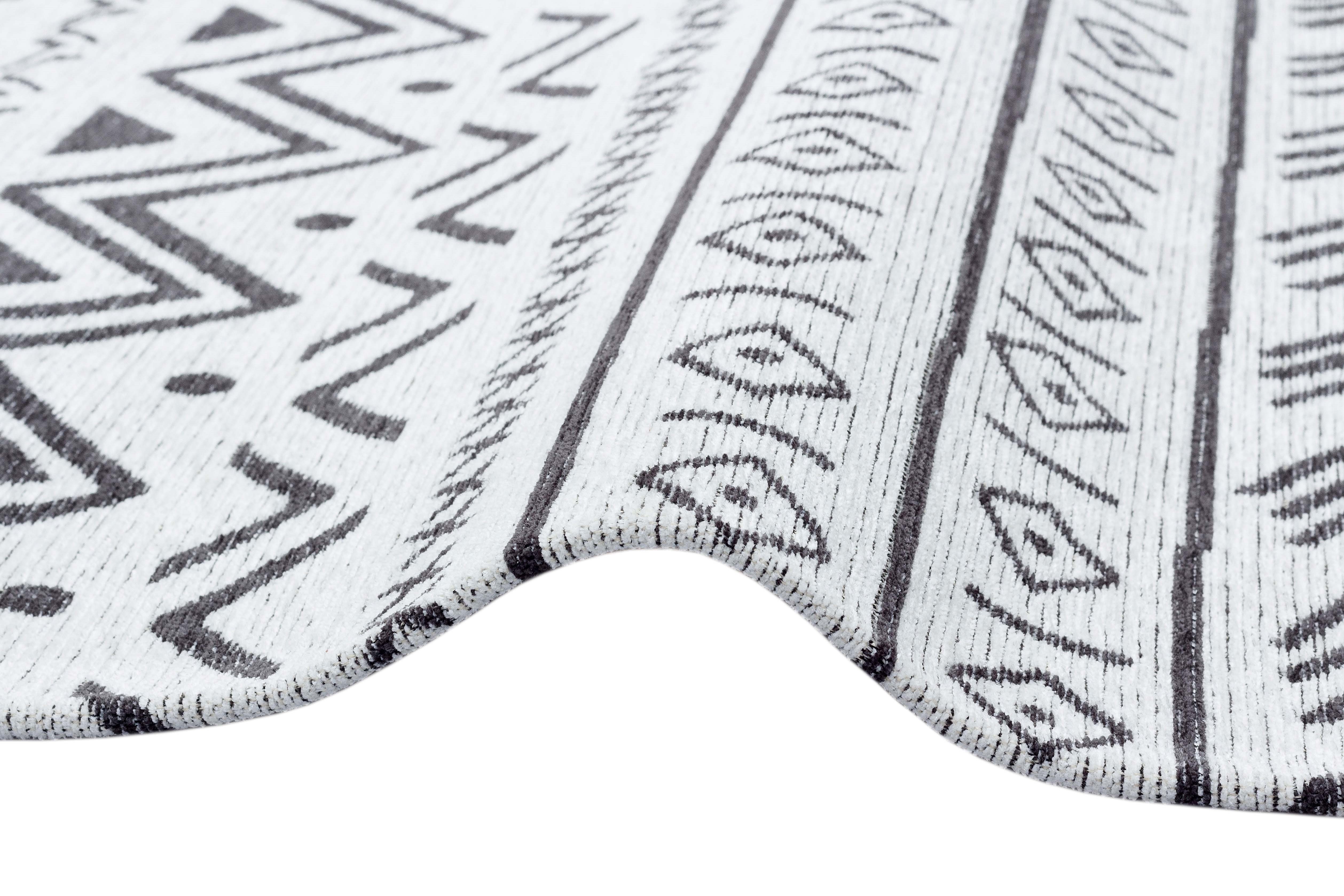 PALMA PM 02 GREY D.GREY  Hav Toz Vermez Modern Dokuma Kilim