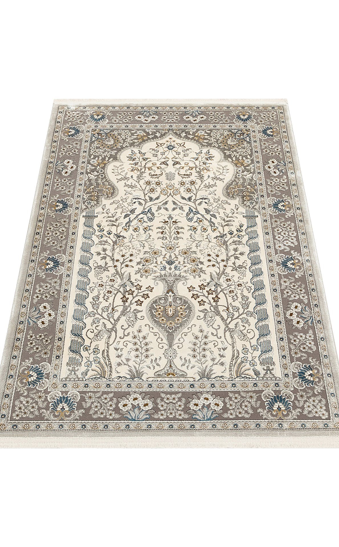 PALMIRA SECCADE PLM SCD 01 GREY WHITE  Yüksek Kaliteli Sık Dokuma Modern Seccade