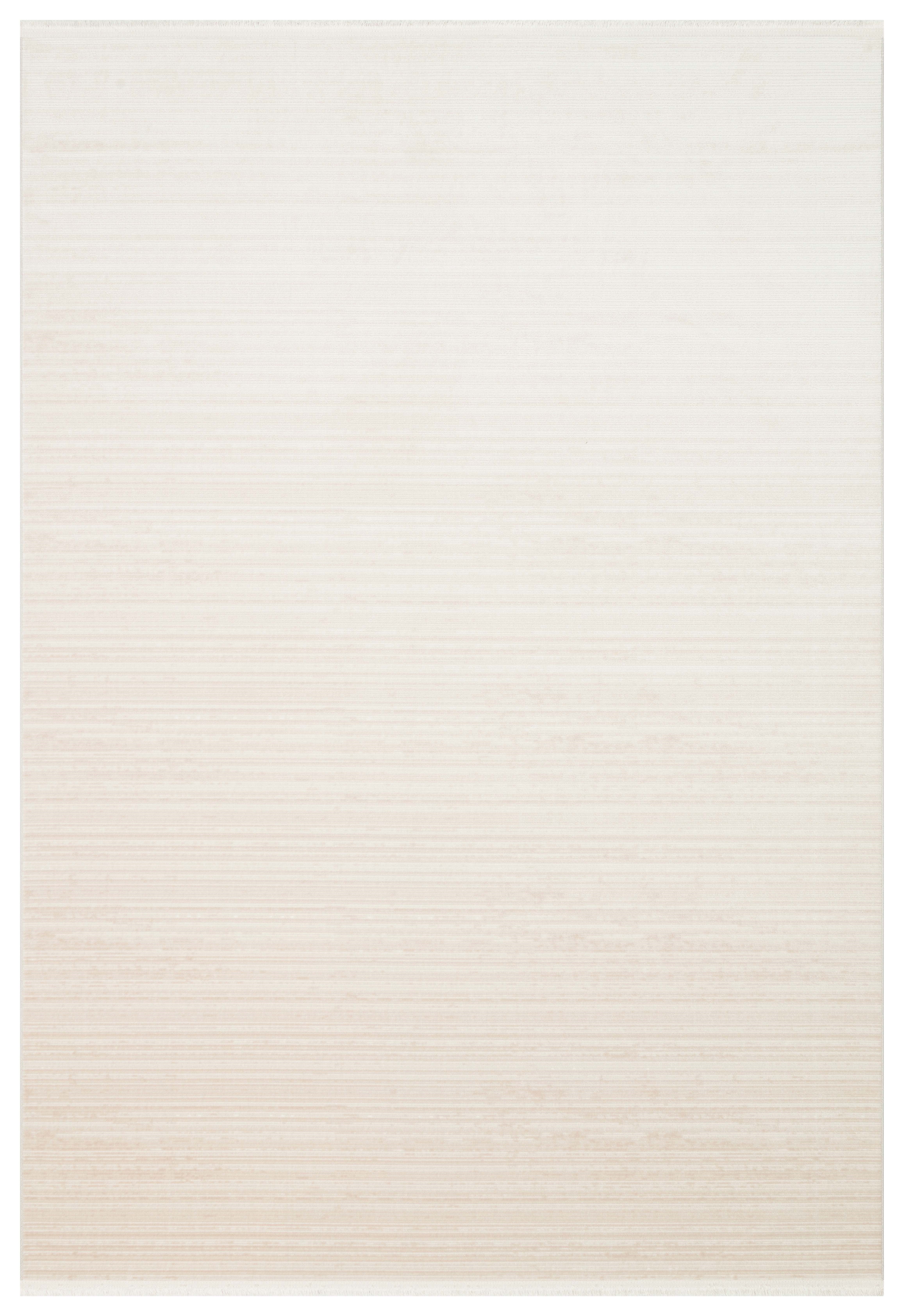 PERA PERA 02 BEIGE  Yıkanabilir Modern Desenli Kaymaz Tabanlı Akrilik Makine Halısı