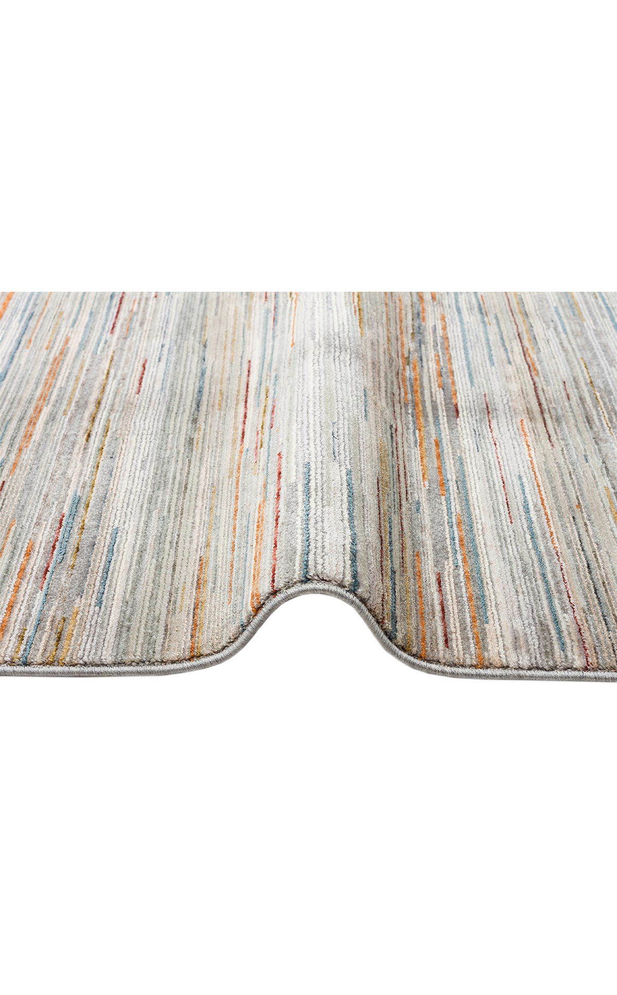 PERU PU 01 MULTY  Kolay Kullanımlı Eskitme ve Modern Desenli Viskon Polyester Şık Makine Halısı