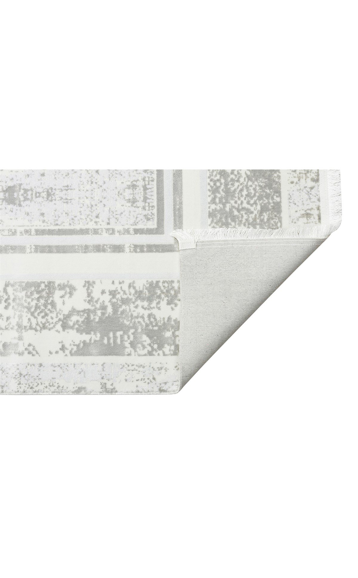 SATEEN ST 17 SILVER XW  Hav Toz Vermez Yıkanabilir Kaymaz İnce Dokuma Modern Halı