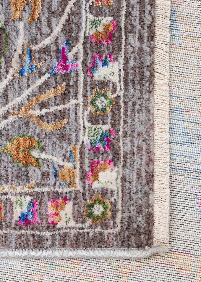 SOFIA SOF 02 MULTY Renkli El Dokuma Uşak Halı Desenlerine Sahip Makine Halısı