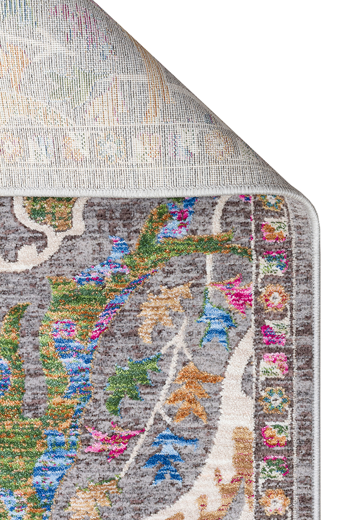 SOFIA SOF 02 MULTY Renkli El Dokuma Uşak Halı Desenlerine Sahip Makine Halısı