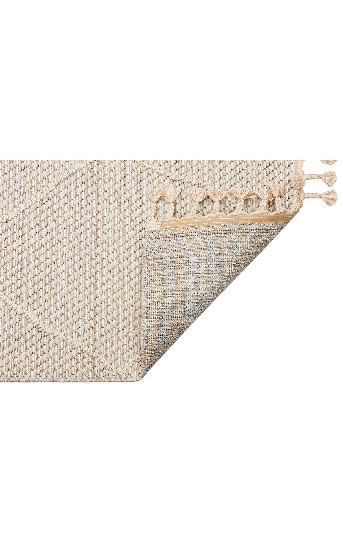 SOHO SH 02 BEIGE  Hav Toz Vermez Hasır Dokuma Modern Makine Halısı