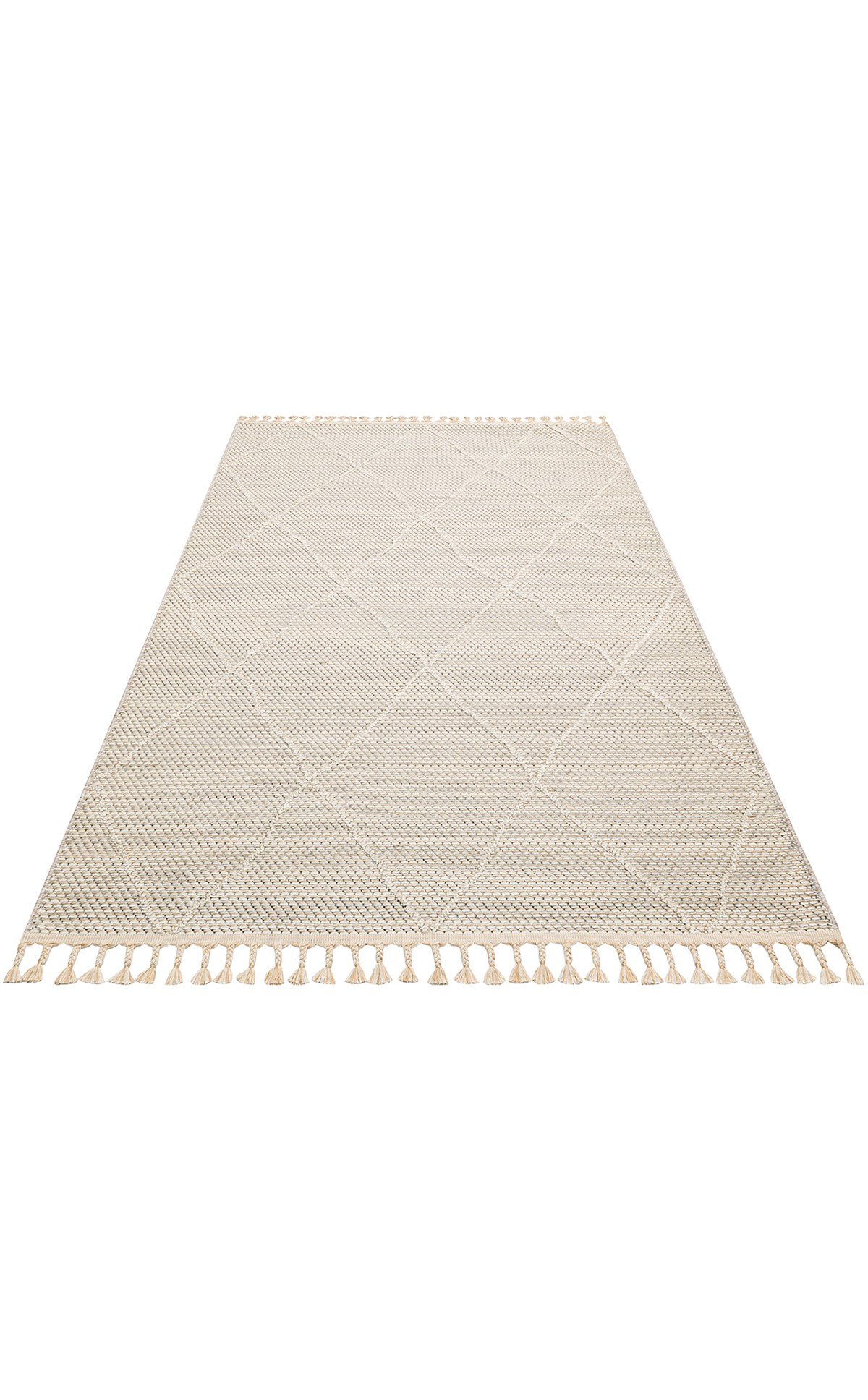 SOHO SH 02 BEIGE  Hav Toz Vermez Hasır Dokuma Modern Makine Halısı