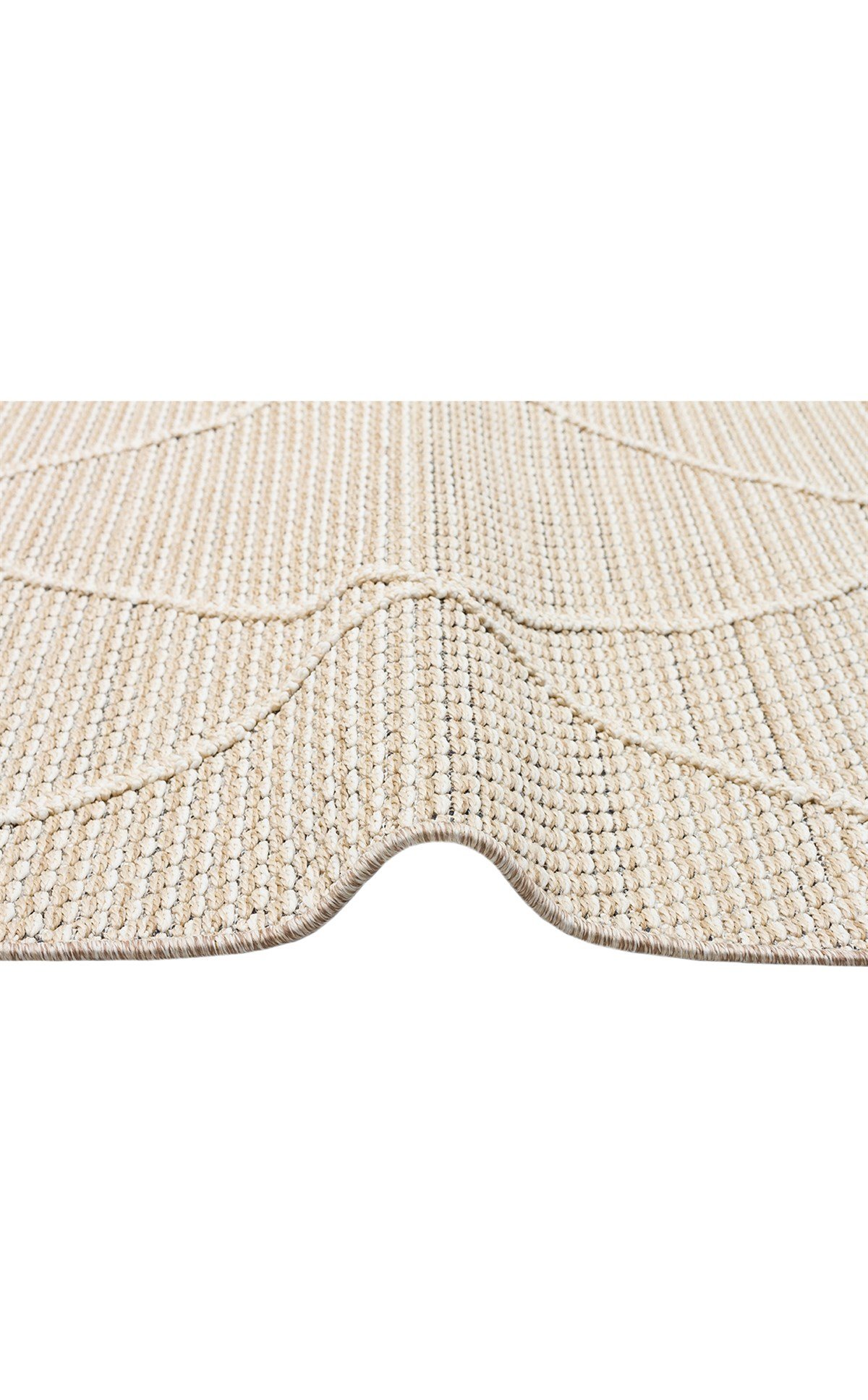 SOHO SH 02 BEIGE  Hav Toz Vermez Hasır Dokuma Modern Makine Halısı