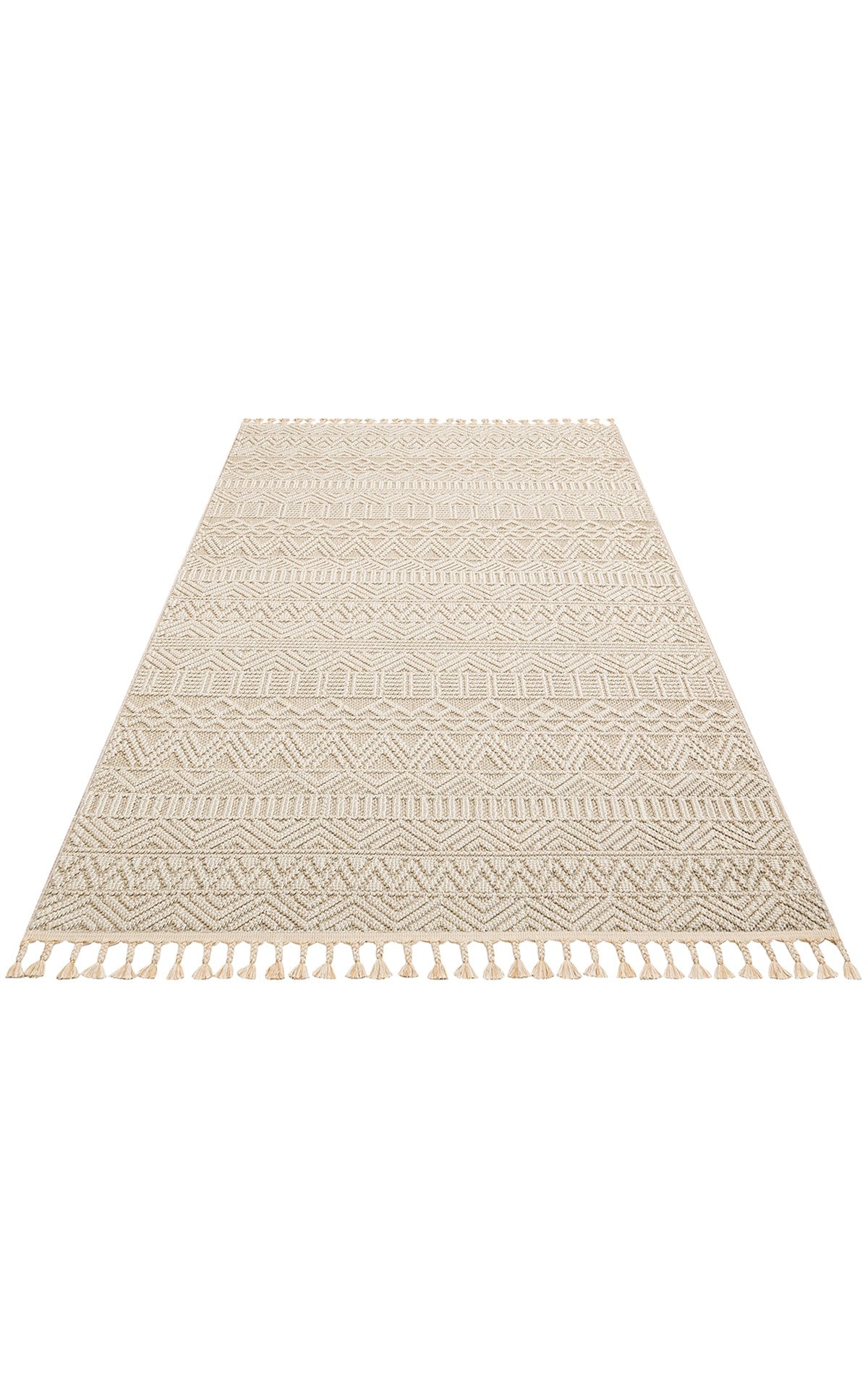 SOHO SH 14 BEIGE  Hav Toz Vermez Hasır Dokuma Modern Makine Halısı