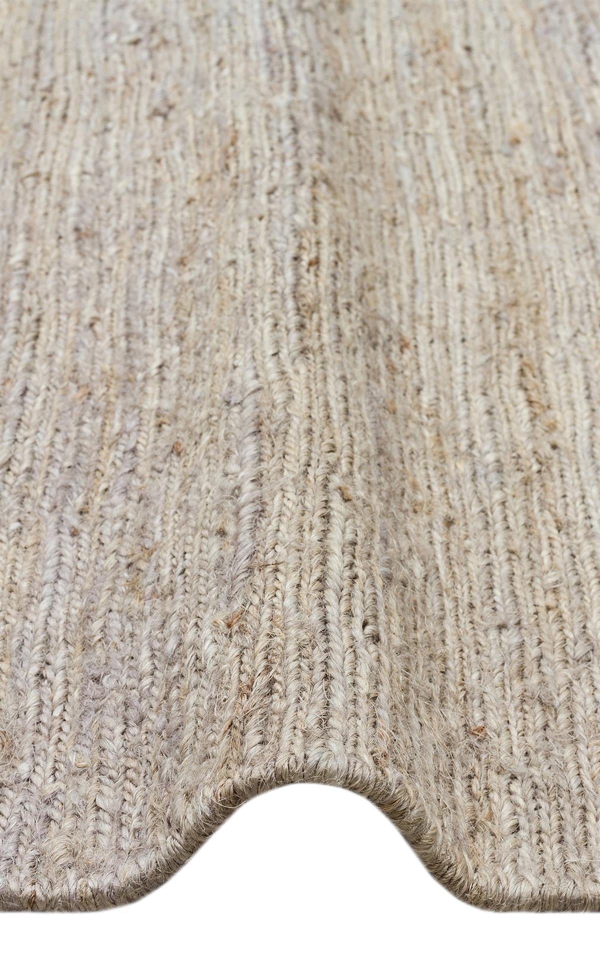 SOUMAK SMK PLAIN GREY  Soumak Örgülü Naturel Kendir Halı