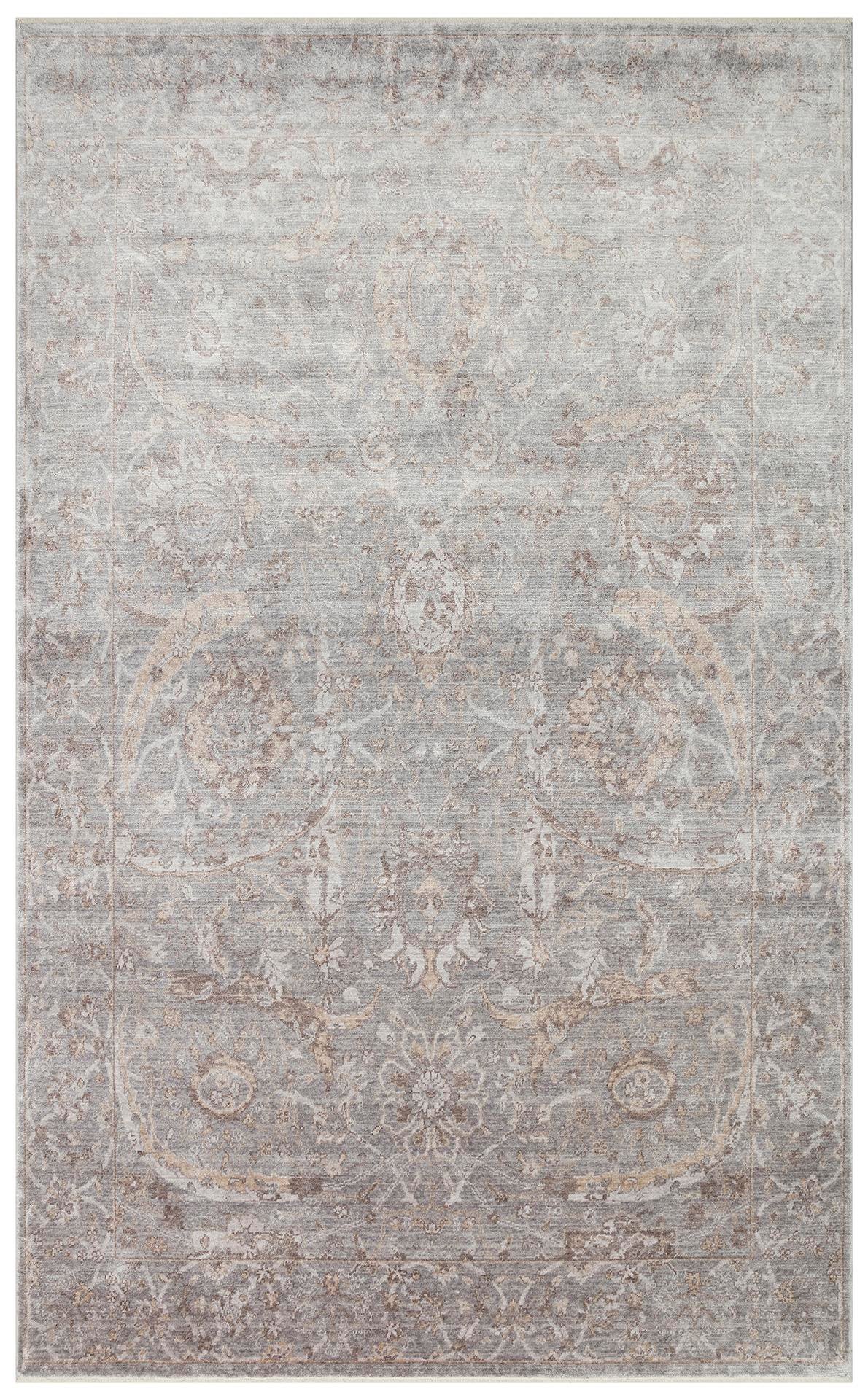 TAFTAN TF 07 D. GREY ANTRASIT  Pakistan Overdyed Tarzı Özel Hav Vermeyen ve El Emeği ile Özel Tezgahlarda Üretilen Uşak Halısı