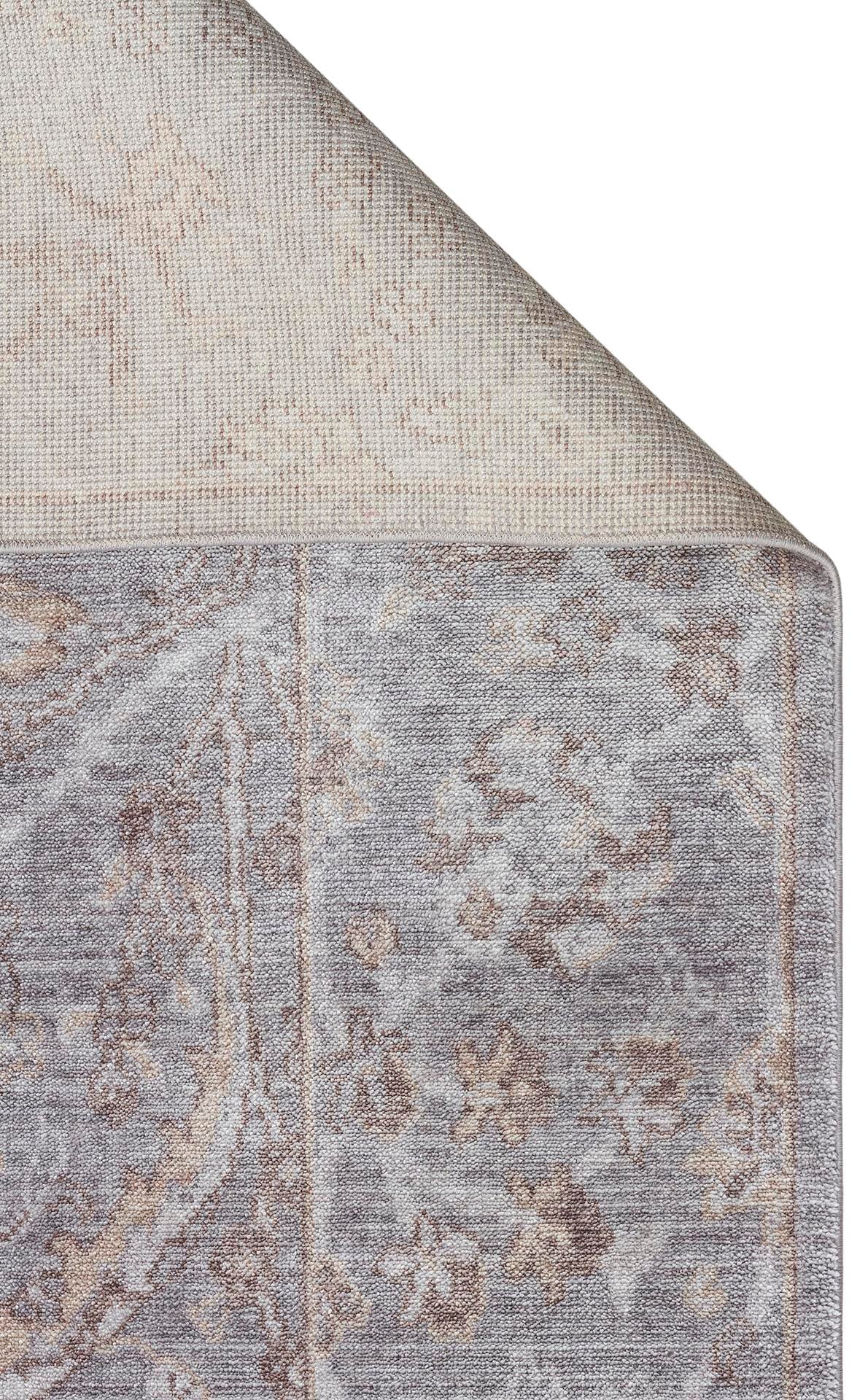 TAFTAN TF 07 D. GREY ANTRASIT  Pakistan Overdyed Tarzı Özel Hav Vermeyen ve El Emeği ile Özel Tezgahlarda Üretilen Uşak Halısı