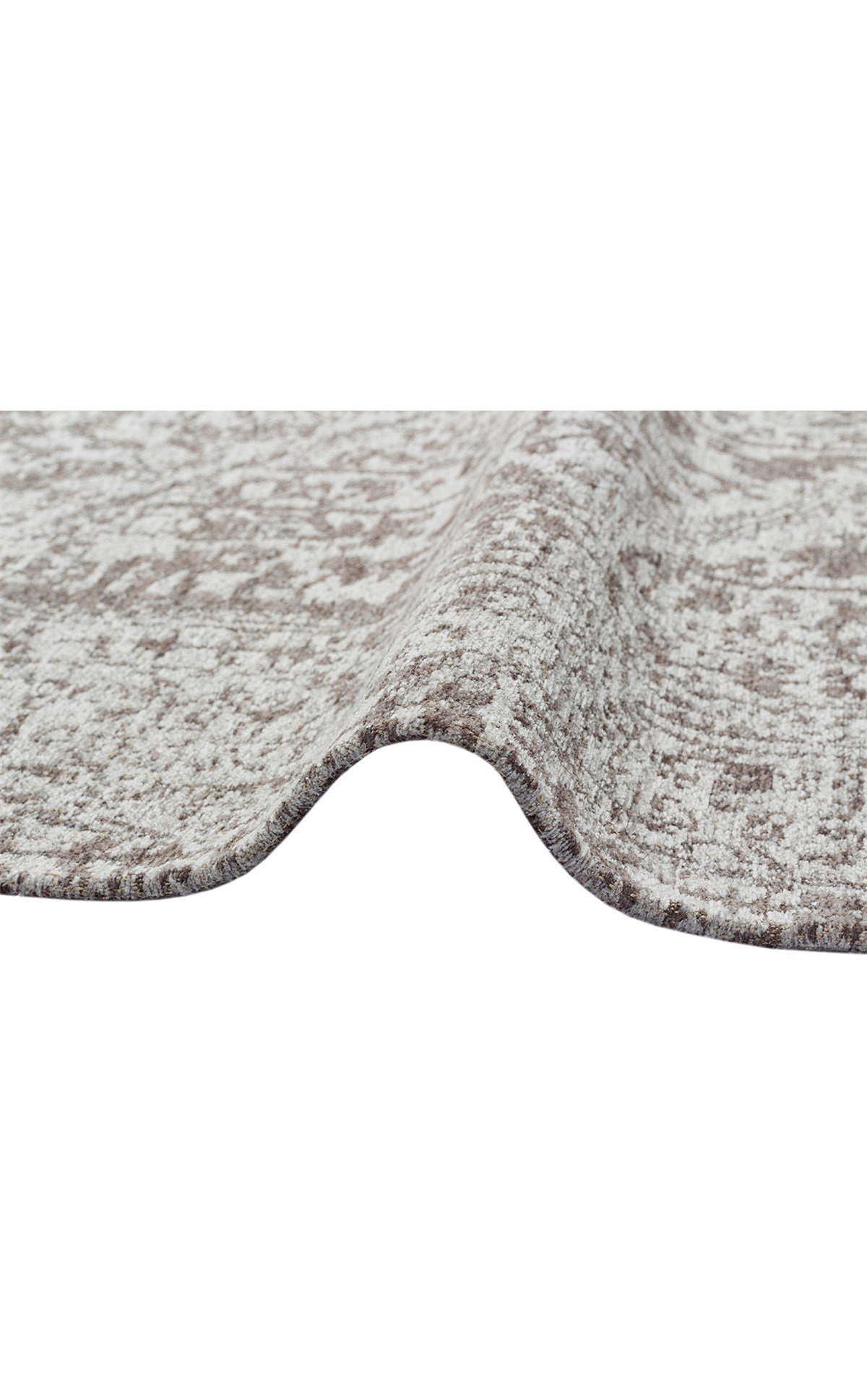 TOLEDO TD 01 GREY  Hav Toz Vermez Antibakteriyel Vintage Desenli Yıkanabilir İnce Dokuma Halı