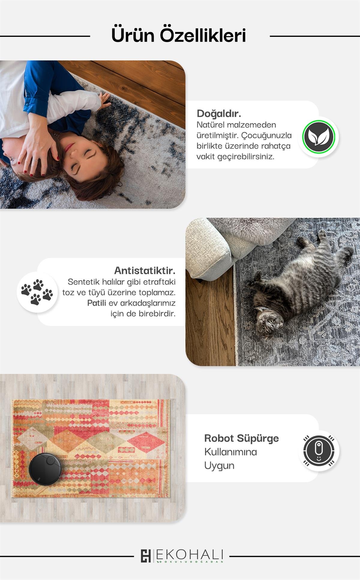 VELVET VT PLAIN ANTRASIT  Düz Renk El Emeği ile Özel Tezgahlarda Üretilen Viskon Uşak Halısı
