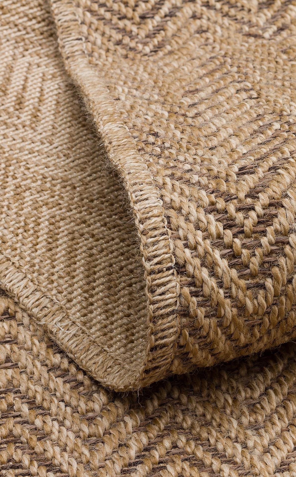 VENTURA XW VNT 02 NATURAL MOCHA XW  İç ve Dış Mekan Kullanımına Uygun Hav Vermeyen Kolay Temizlenebilir Sisal Görünümlü Halı