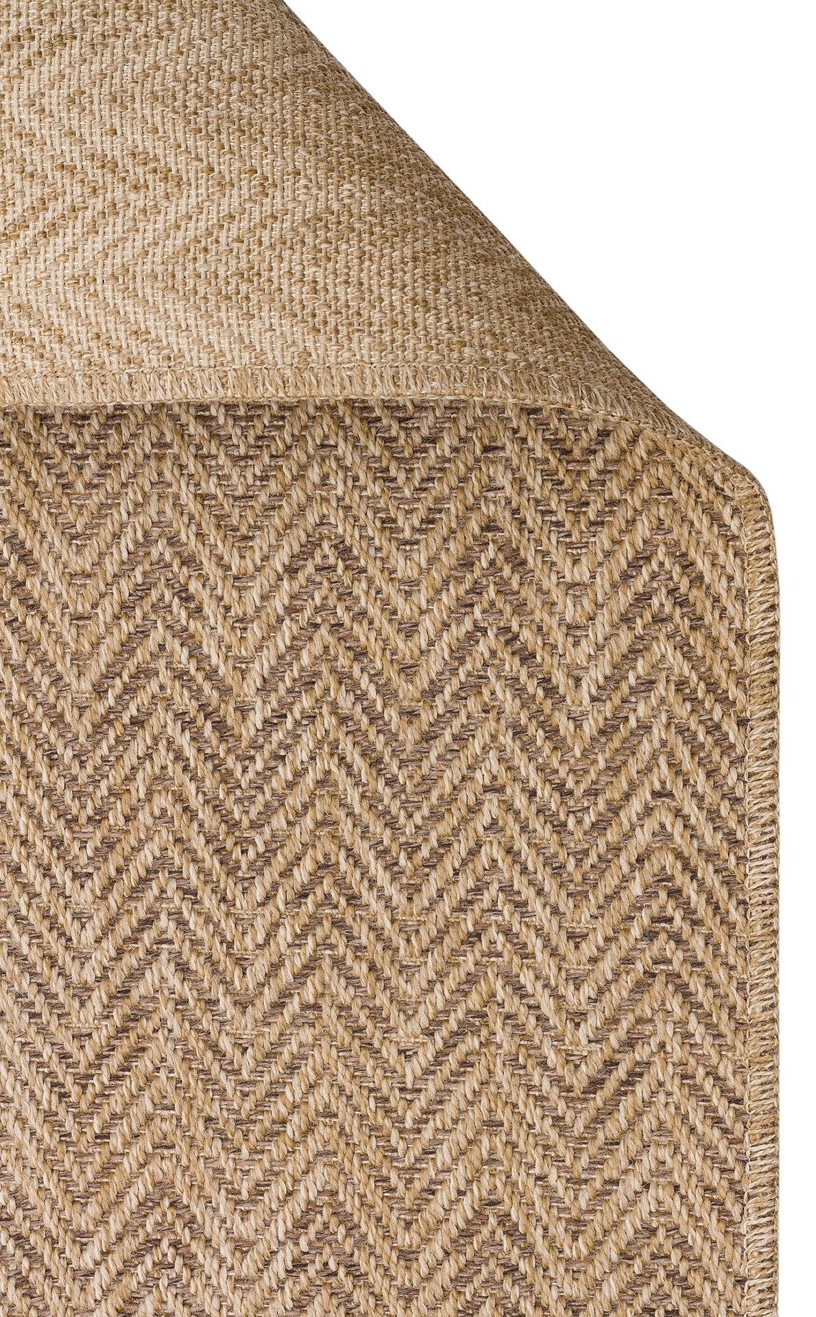 VENTURA XW VNT 02 NATURAL MOCHA XW  İç ve Dış Mekan Kullanımına Uygun Hav Vermeyen Kolay Temizlenebilir Sisal Görünümlü Halı