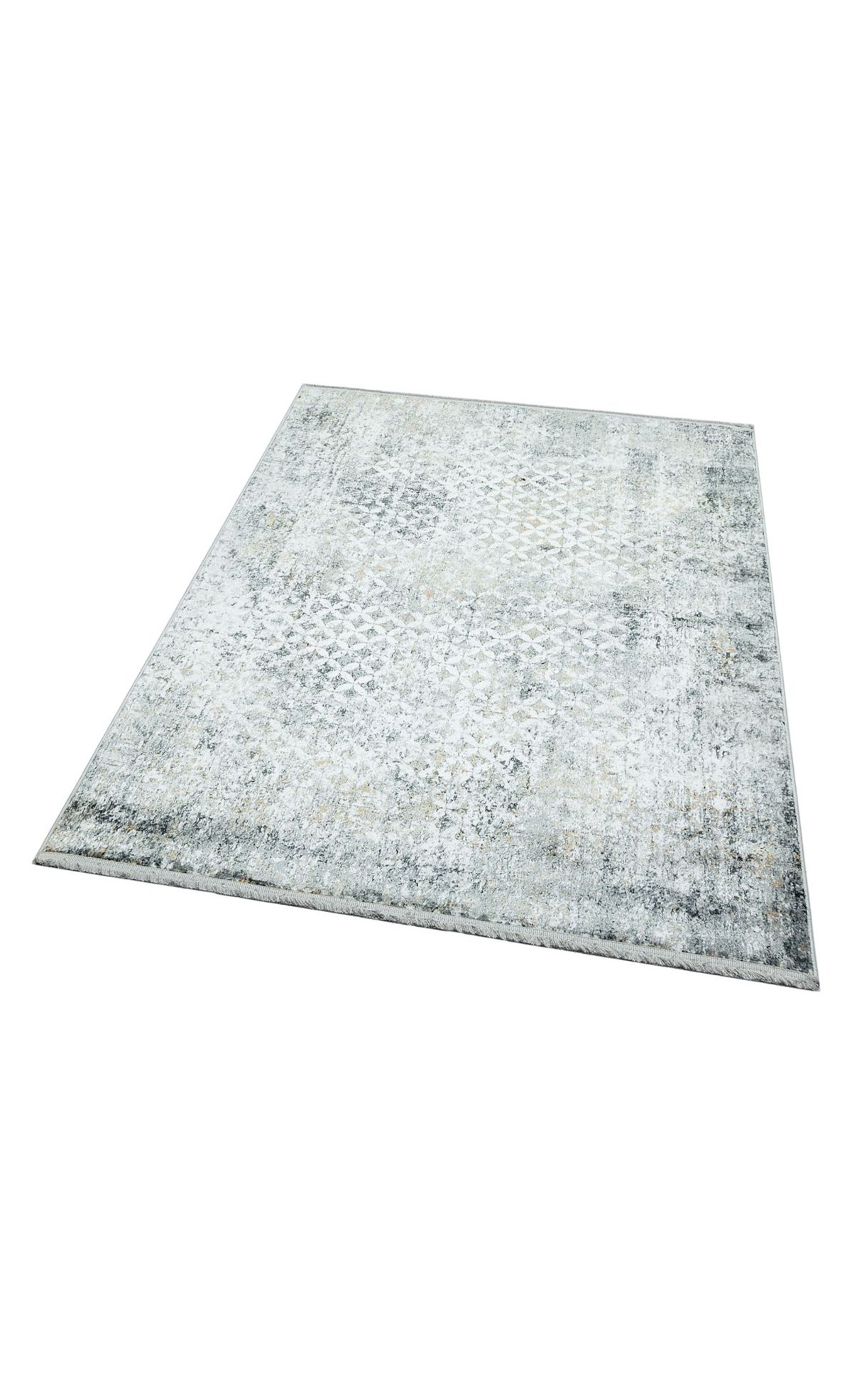 VERONA VR 10 CREAM GREY XW  Bambu Viskonu ile Üretilen Yıkanabilir Modern İnce Makine Halısı