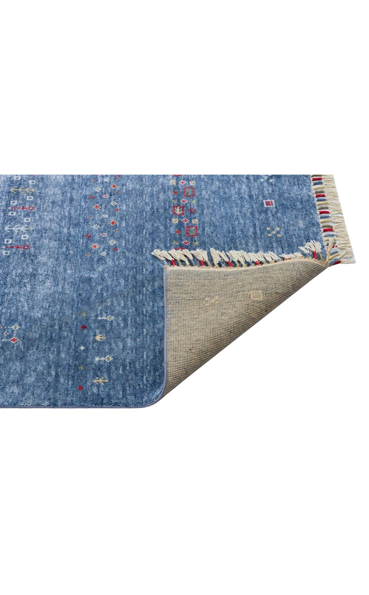 ZARA ZR 06 BLUE  El Emeği ile Bambu Viskon İpliklerden Özel Tezgahlarda Üretilen Uşak Halısı