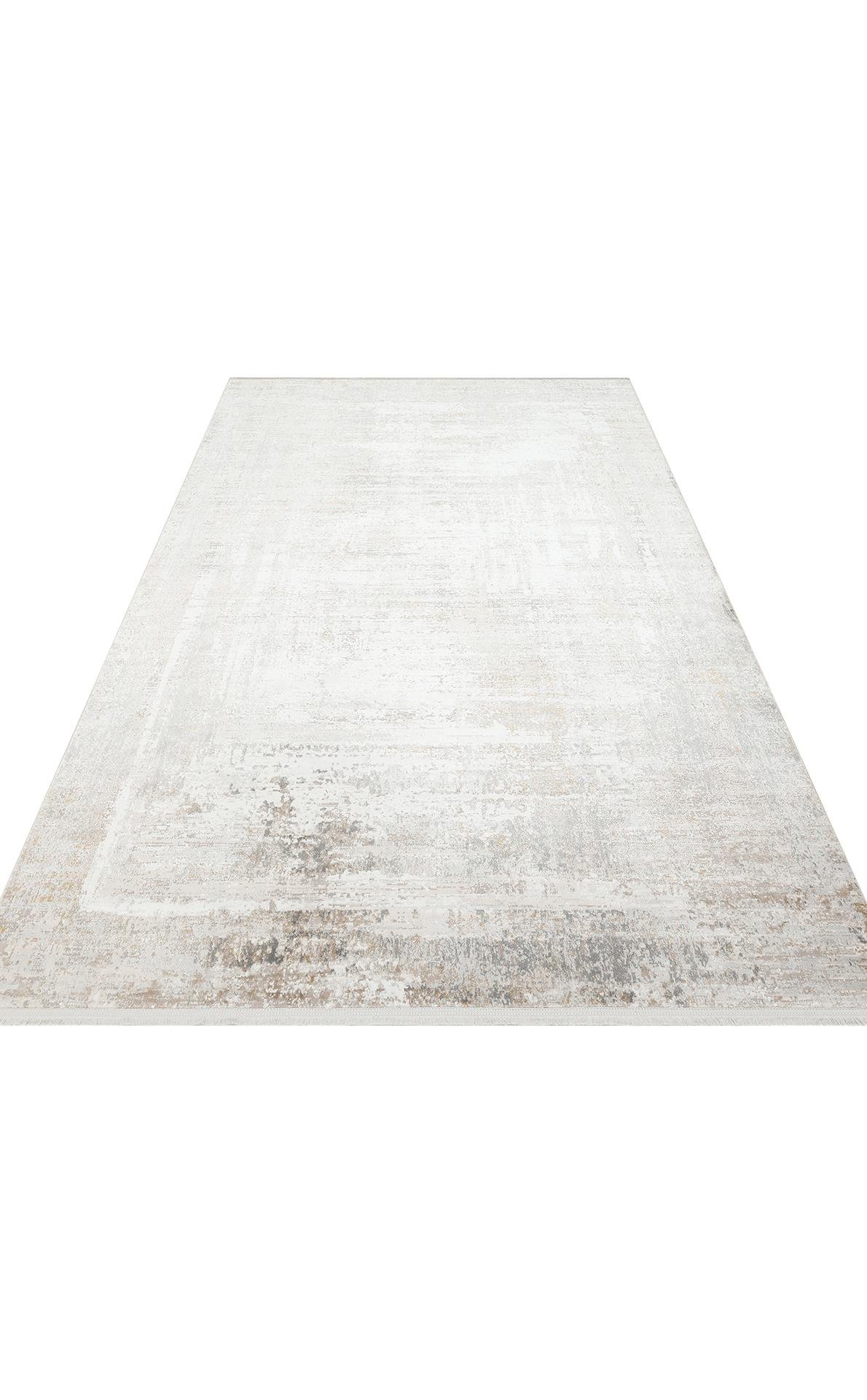 ZURICH ZRH 08 CREAM BEIGE  Akrilik ve Polyester İle Üretilen Şık Salon Halısı