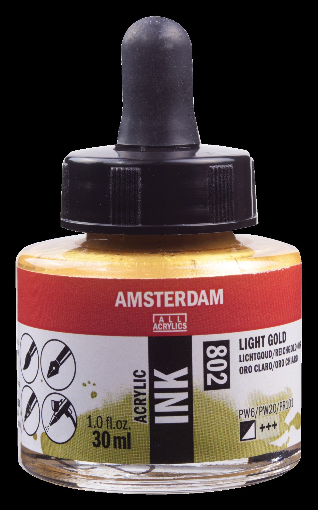 AMSTERDAM AKRİLİK MÜREKKEBİ 30ML LIGHT GOLD