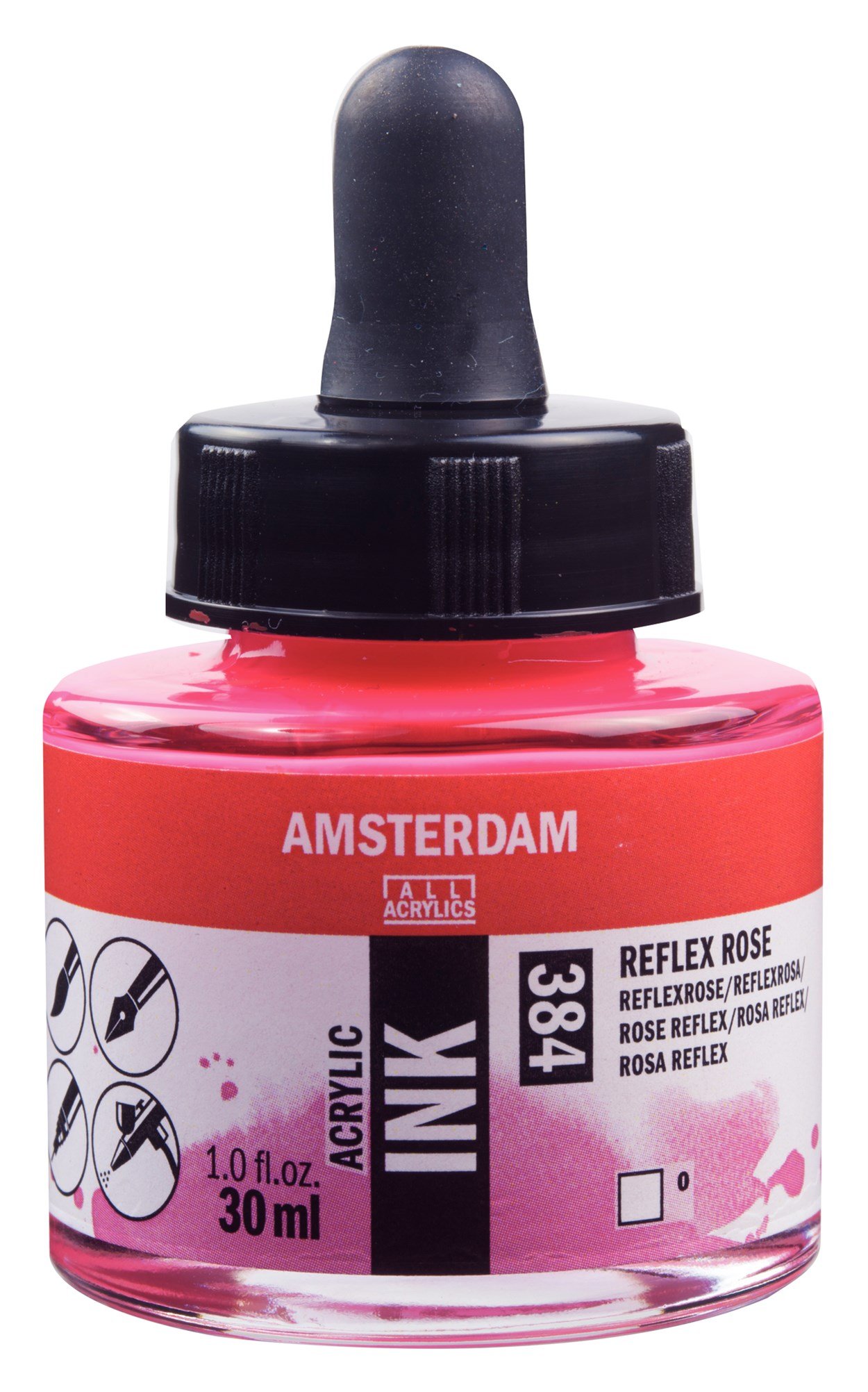 AMSTERDAM AKRİLİK MÜREKKEBİ 30ML REFLEX ROSE