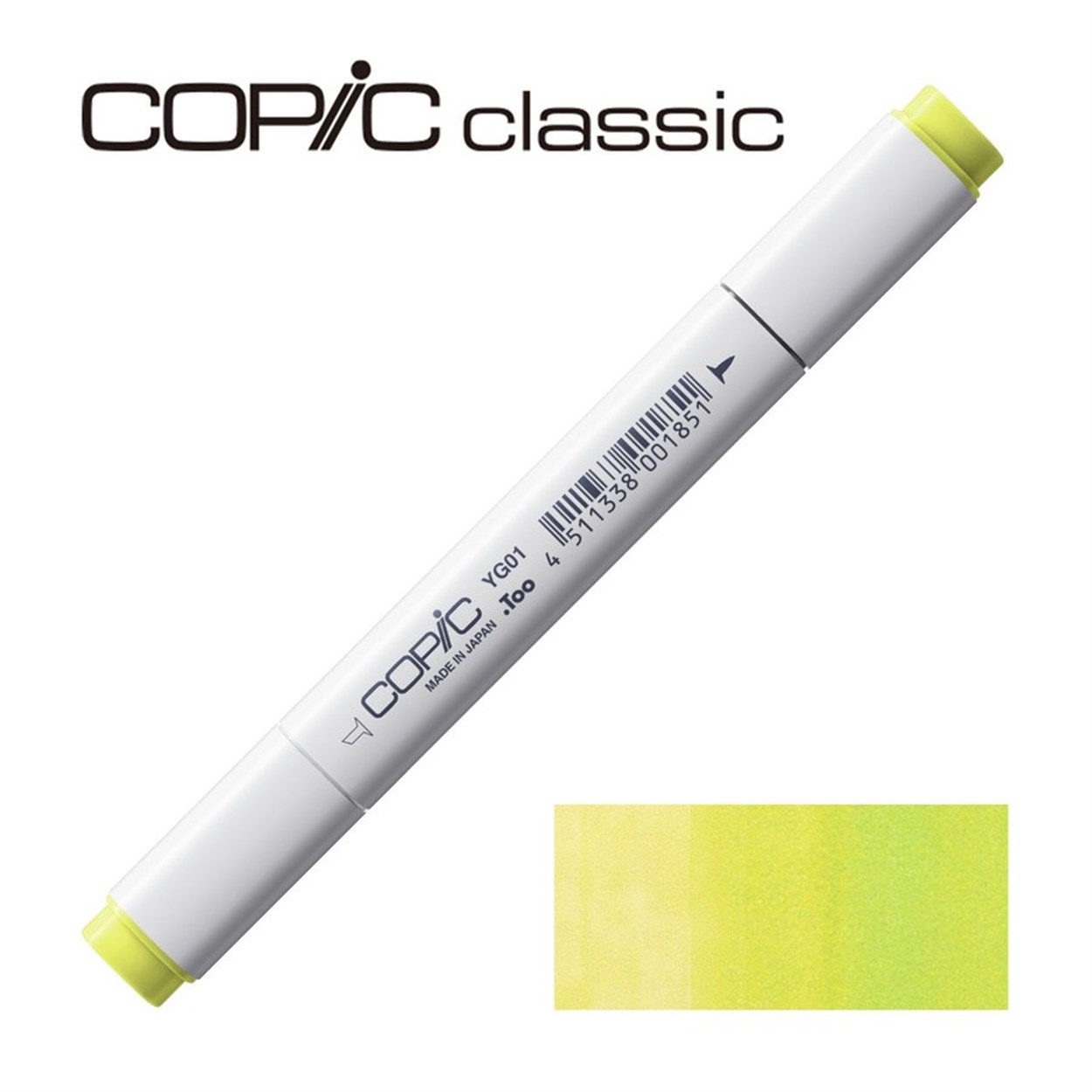 COPIC Marker  YG 01 Green Bice