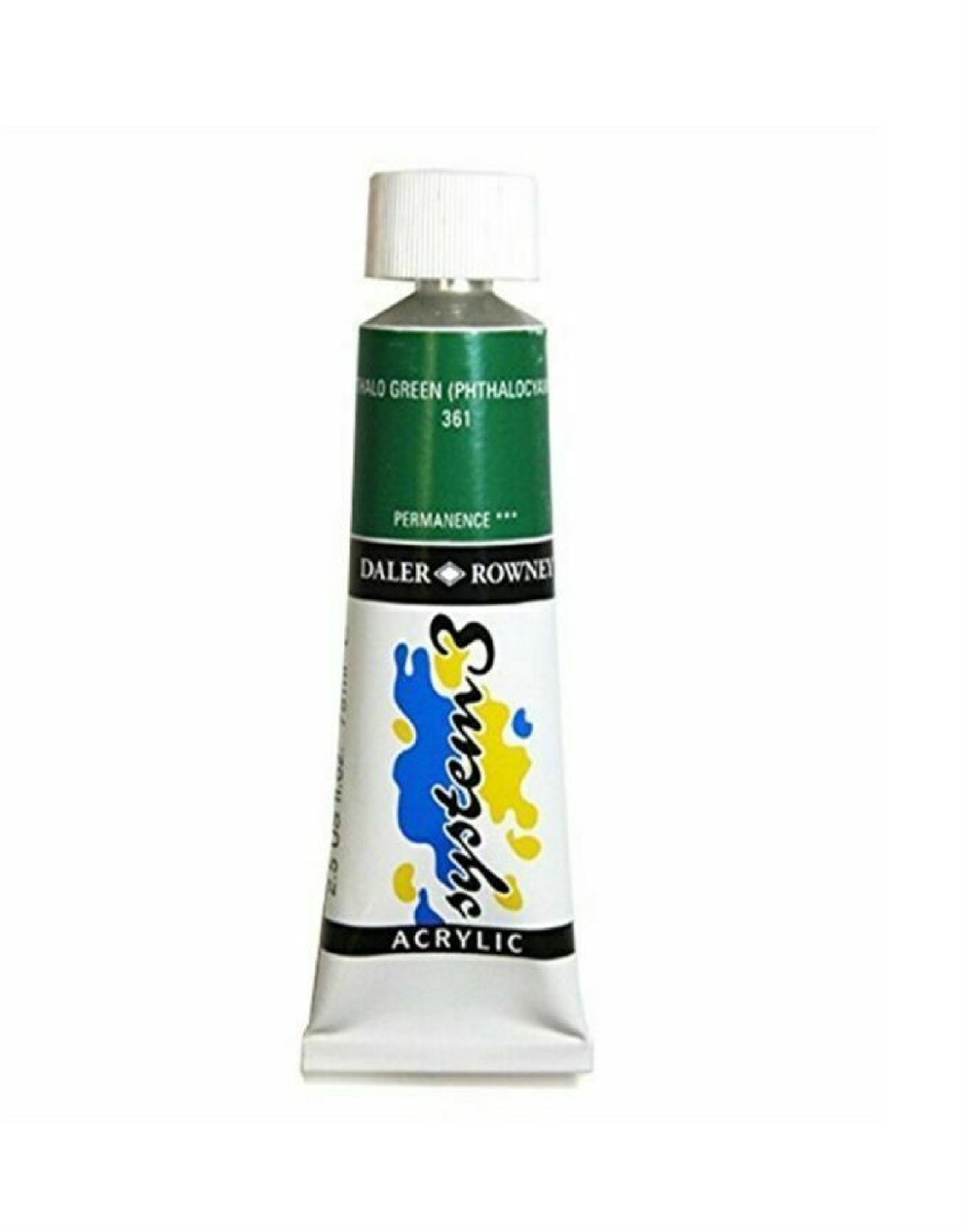 DALER ROWNEY SYSTEM 3 ORIGINAL AKRİLİK BOYA 75 ML PHTHALO GREEN