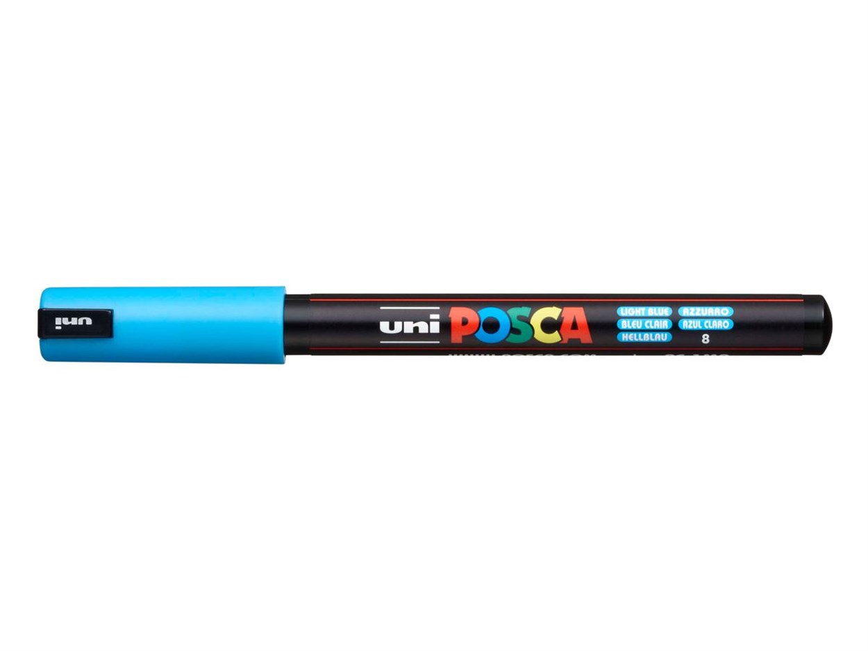 Uni POSCA 0.7 Su Bazlı Poster Markörü A.Mavi