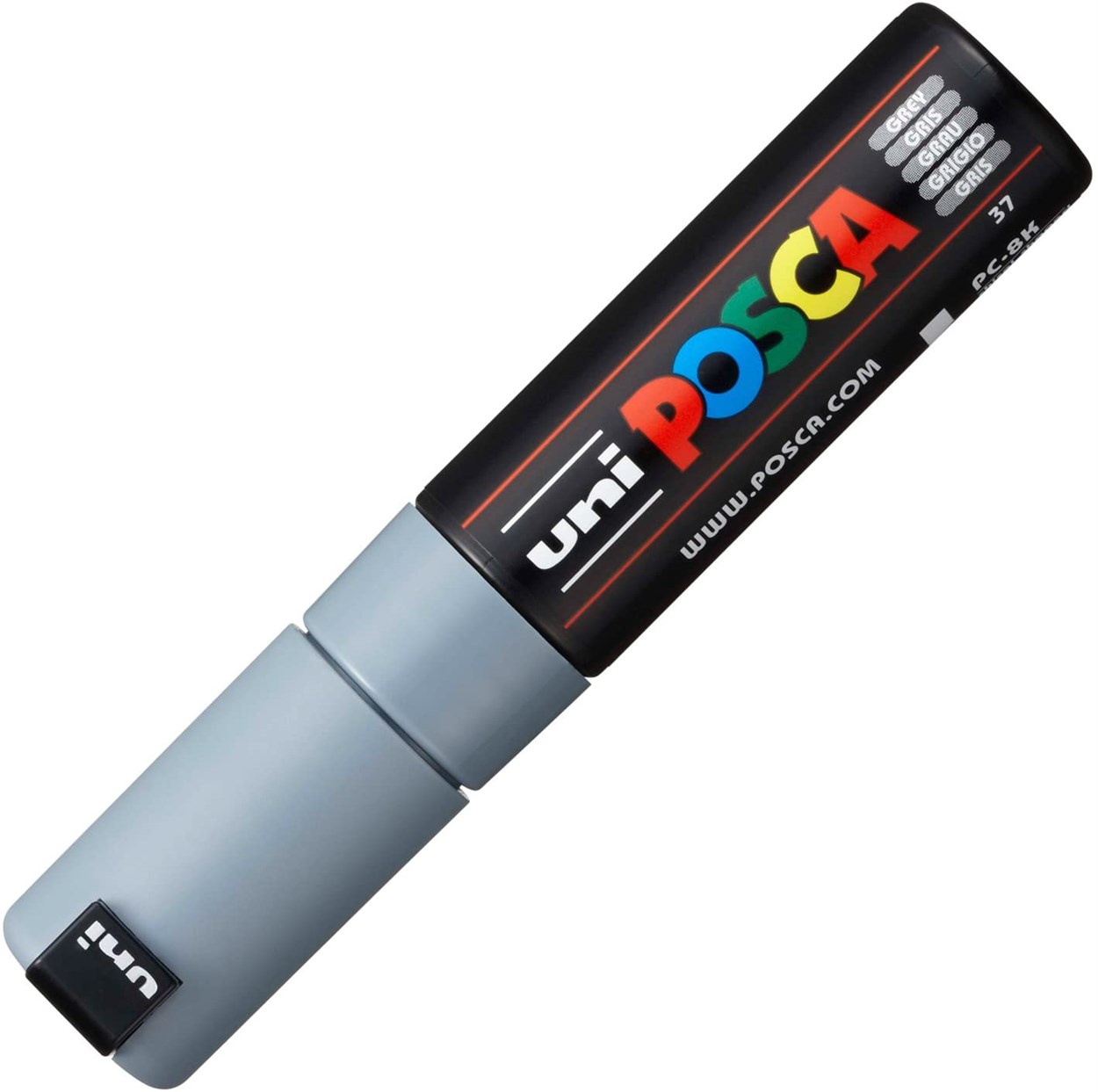 Uni POSCA 8.0 Su Bazlı Poster Markörü Gri