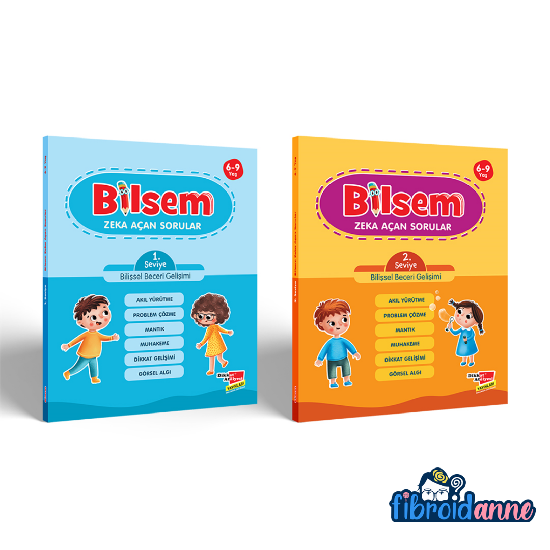 Bilsem Zeka Açan Sorular 3'lü Set | IQ Brain Teasers 6-9 Yaş
