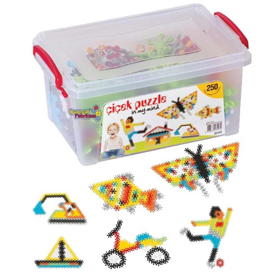 Çiçek Puzzle Box 500 Parça | Orijinal Dede Marka 3+ Yaş