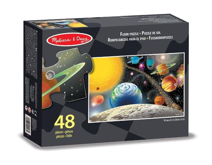 Dev Yer Yapbozu- Güneş Sistemi (48 parça) | Melissa Doug 3+ Yaş