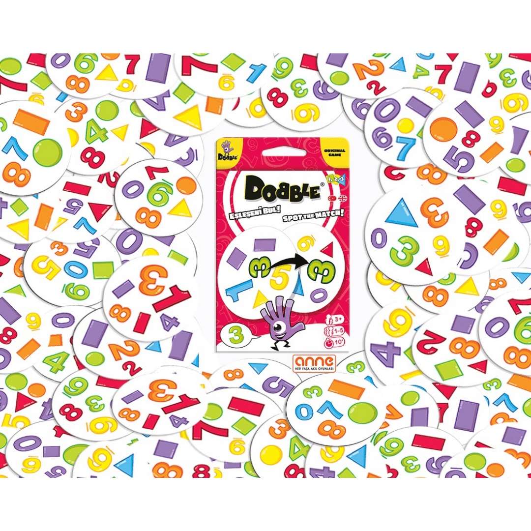 Dobble 1,2,3 Eco Sayılar | 4+ Yaş