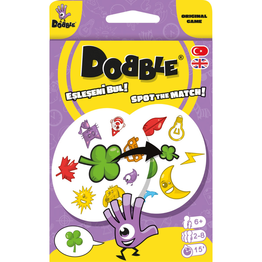 Dobble Refleks Oyunu | Orijinal Oyun - 6+ Yaş