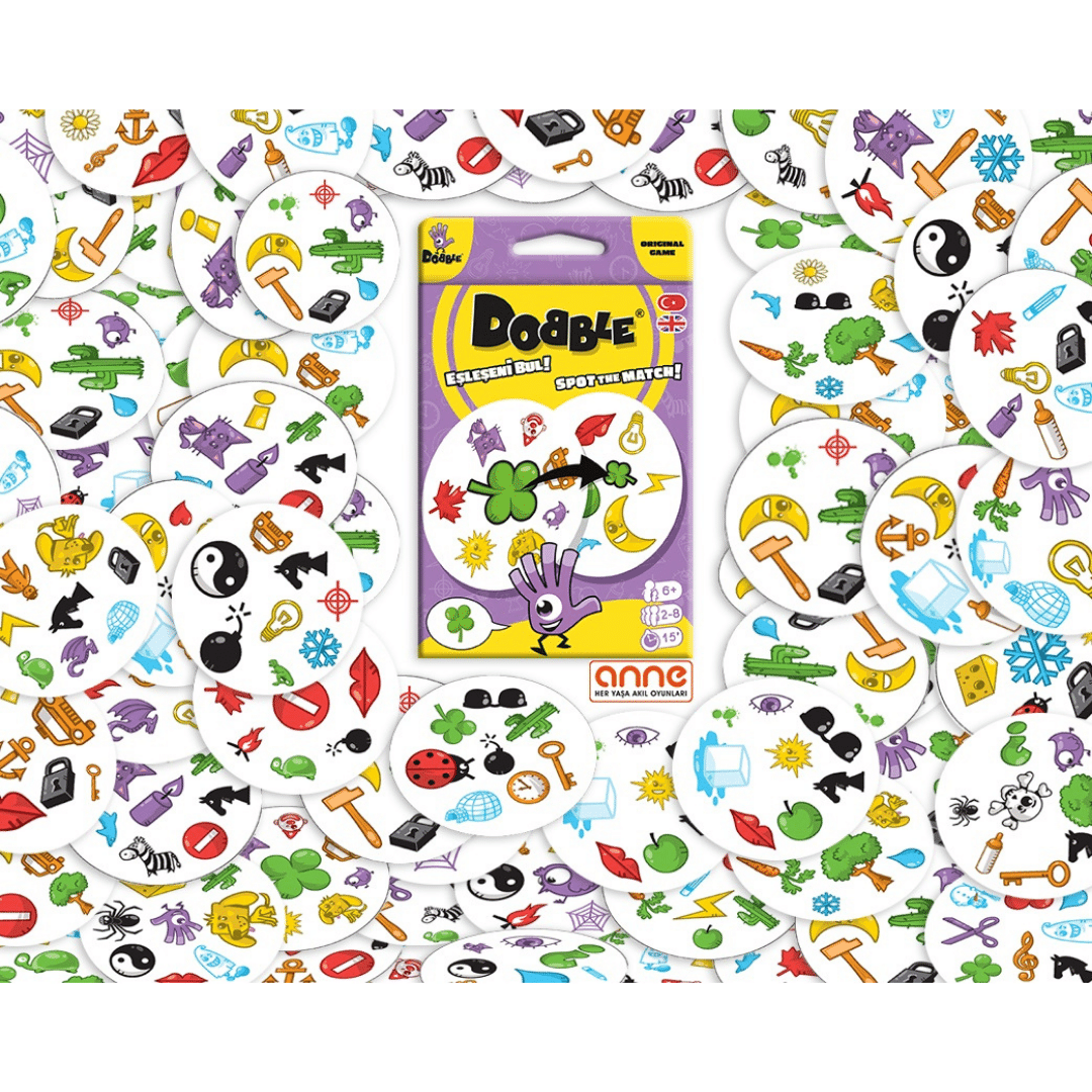 Dobble Refleks Oyunu | Orijinal Oyun - 6+ Yaş