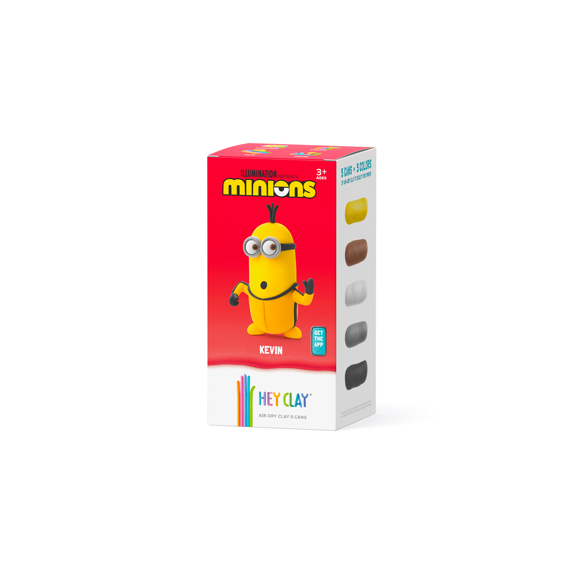 Hava ile Kuruyan Kil (5'li kutu) - Minyonlar - Kevin Hey Clay | 3+ Yaş