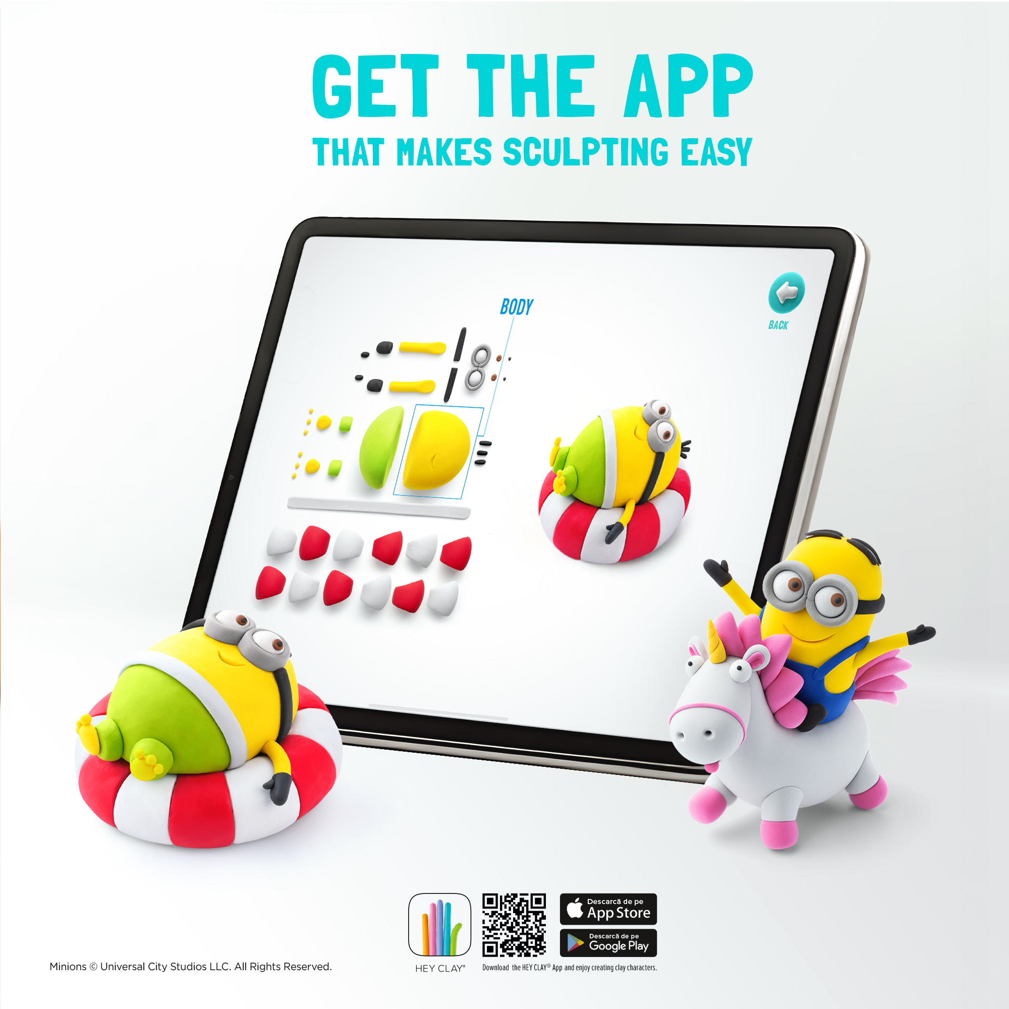 Hava ile Kuruyan Kil (5'li kutu) - Minyonlar - Kötü Minyon Hey Clay | 3+ Yaş