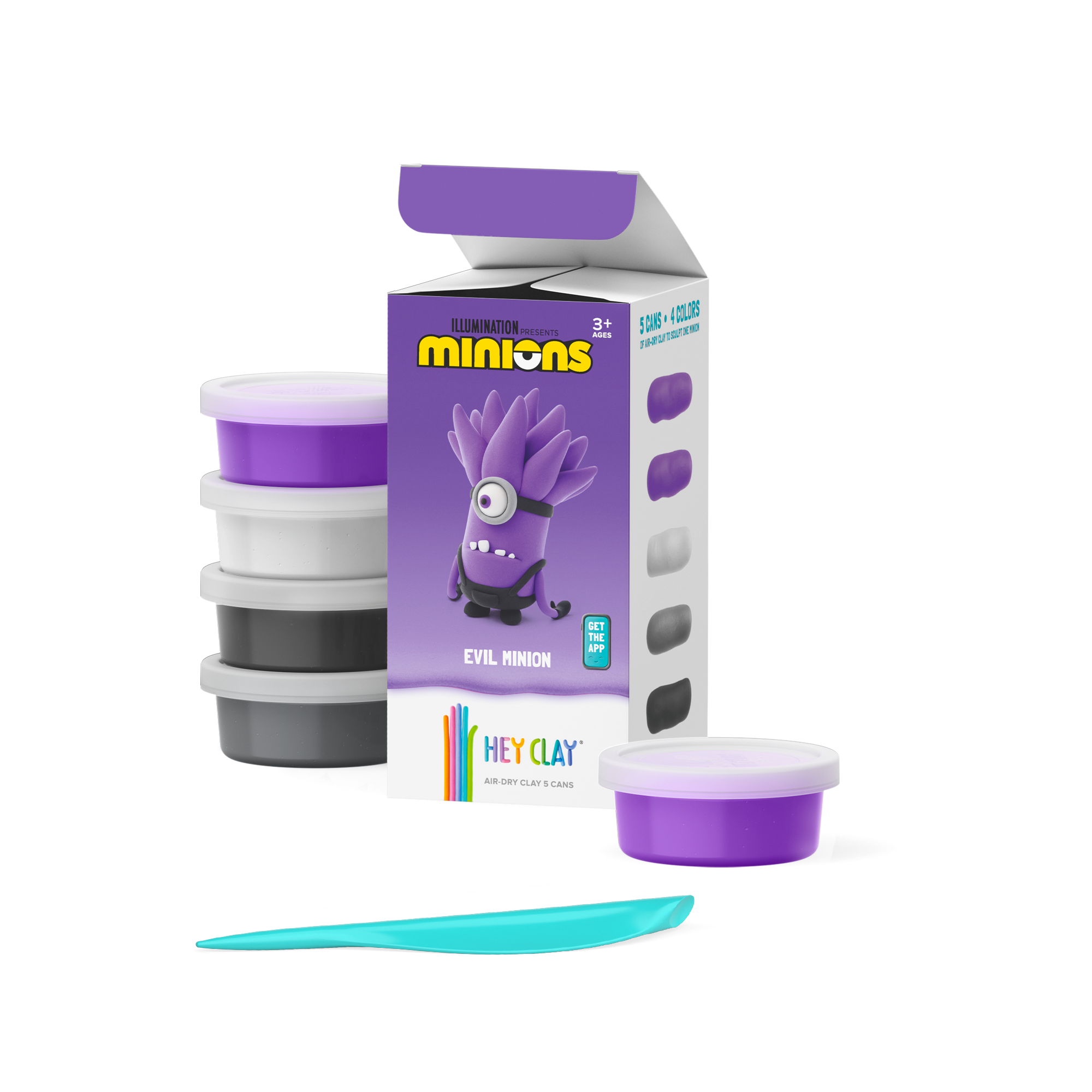 Hava ile Kuruyan Kil (5'li kutu) - Minyonlar - Kötü Minyon Hey Clay | 3+ Yaş