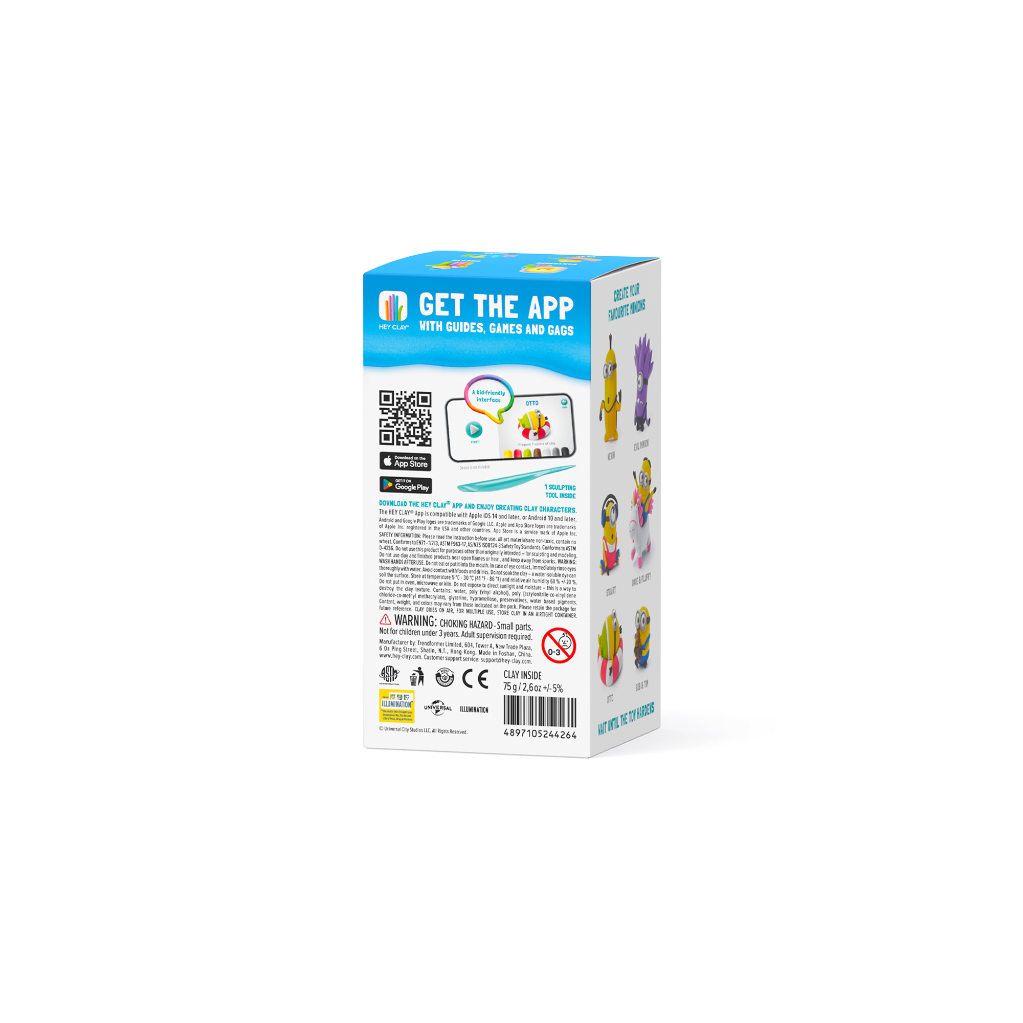 Hava ile Kuruyan Kil (5'li kutu) - Minyonlar - Otto Hey Clay | 3+ Yaş