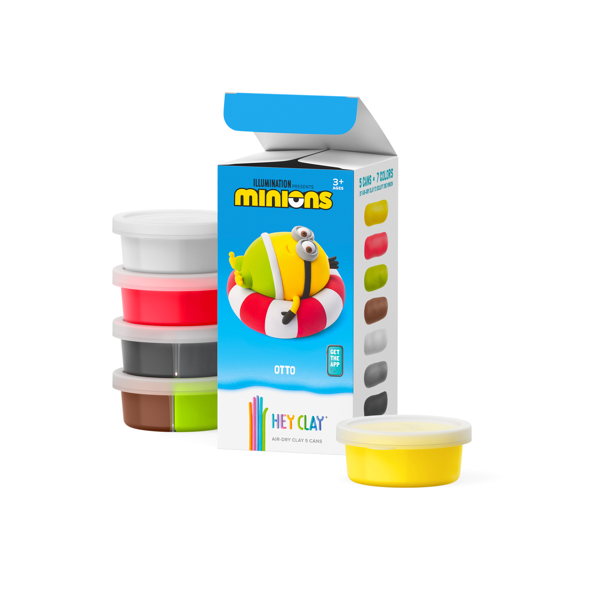 Hava ile Kuruyan Kil (5'li kutu) - Minyonlar - Otto Hey Clay | 3+ Yaş