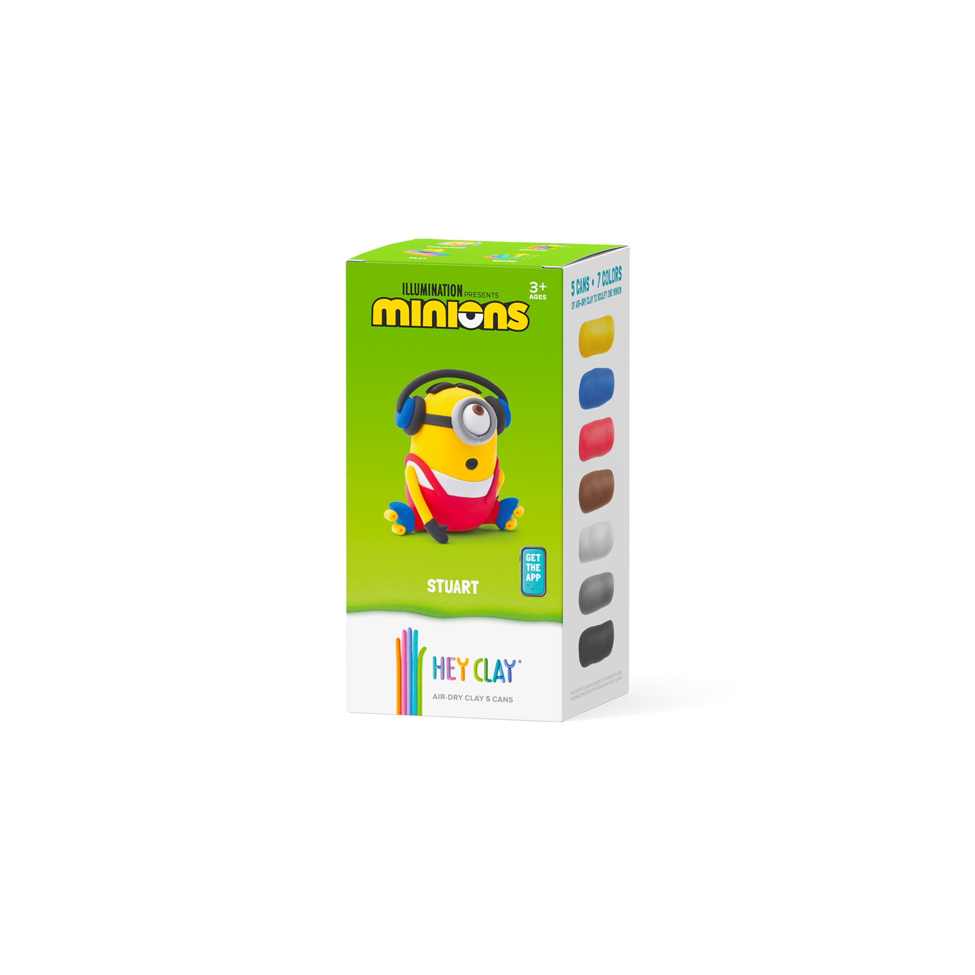 Hava ile Kuruyan Kil (5'li kutu) - Minyonlar - Stuart Hey Clay | 3+ Yaş
