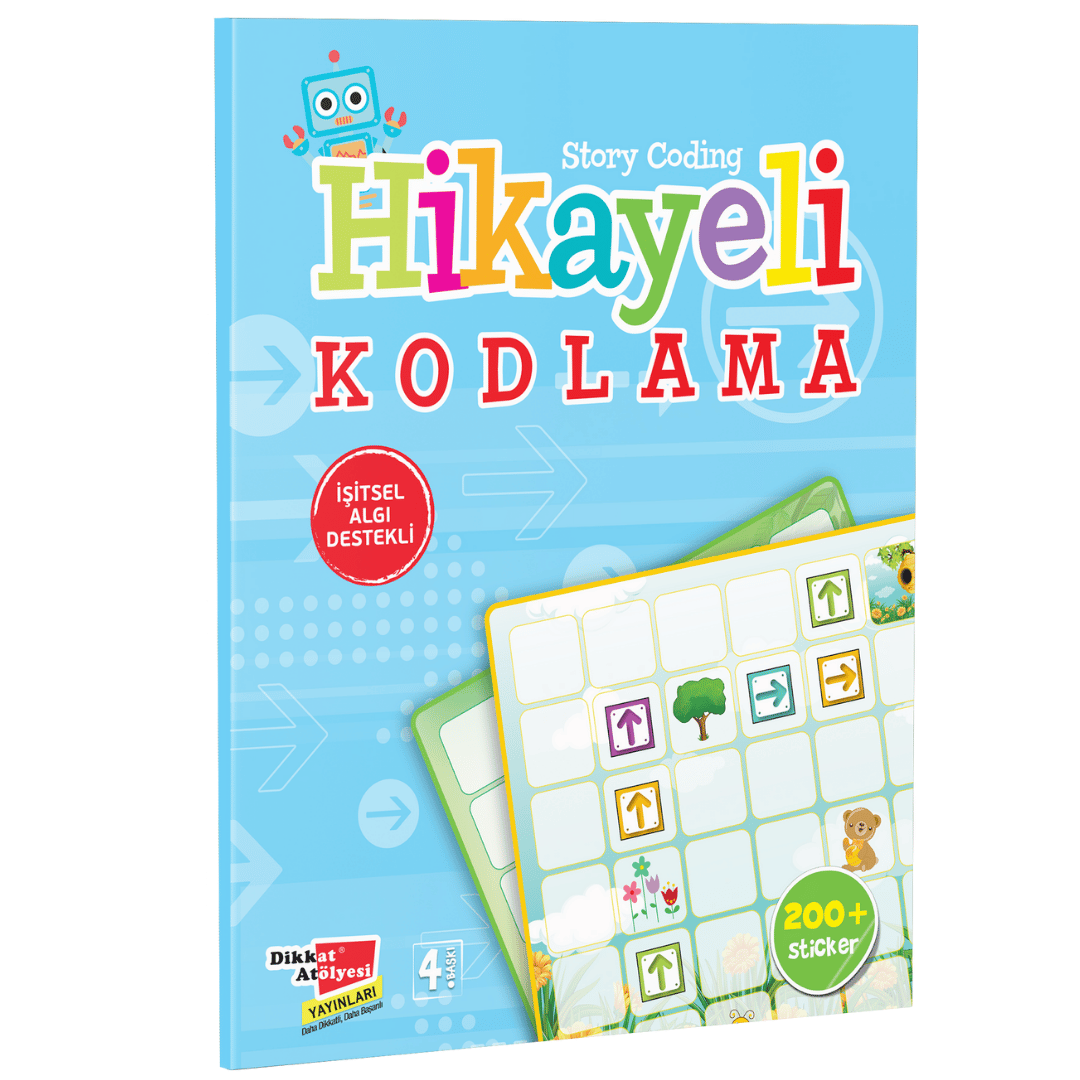 Hikayeli Kodlama 200 Sticker | 4+ Yaş
