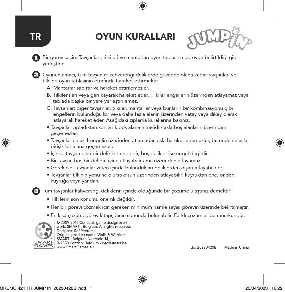 Jump İn | Smart Games 7+ Yaş