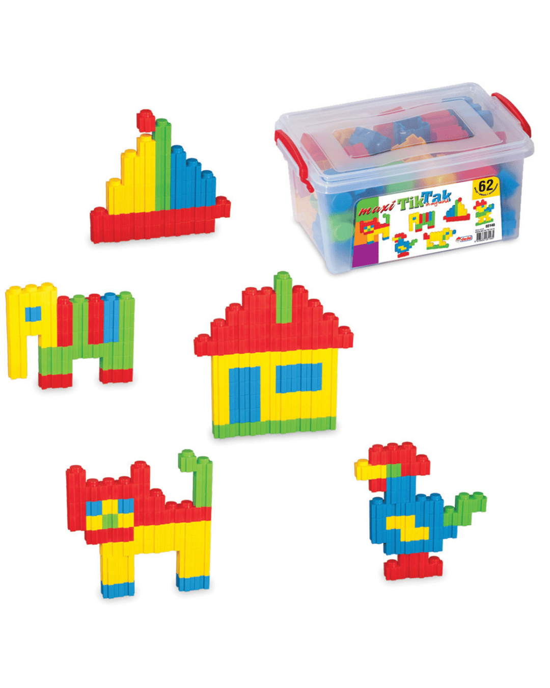 Maxi Tiktak Küçük Box 62 Parça 3+ Yaş | Dede Marka