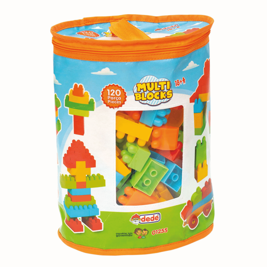 Multi Block 120 Parça 2+ Yaş | Dede Marka