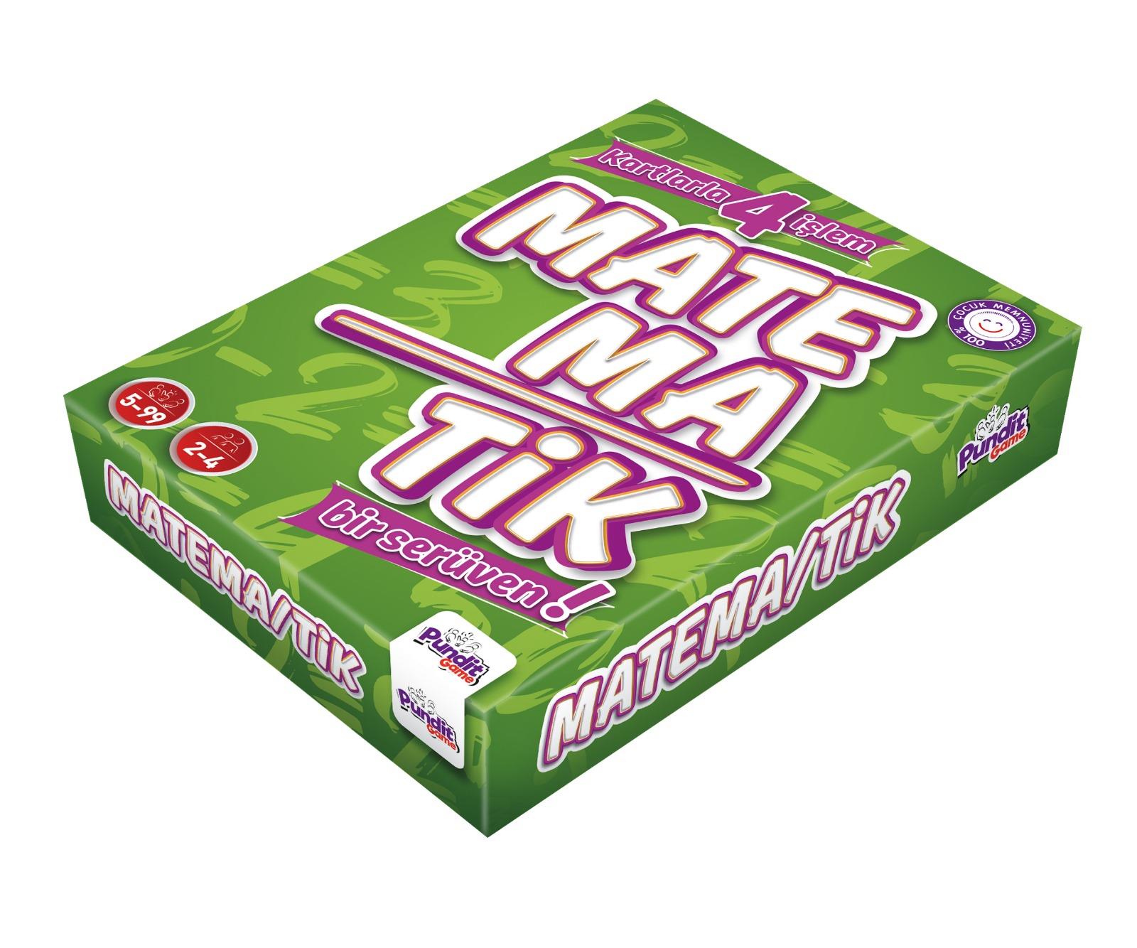 Pundit Game Matematik Kutu Oyunu | Matematik Zekası Geliştiren 4 İşlem Oyunu 5+ Yaş   
