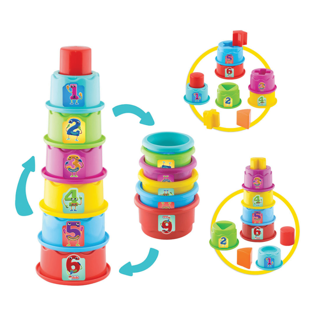 Silindir Kule BulTak 1+ Yaş | Dede Marka