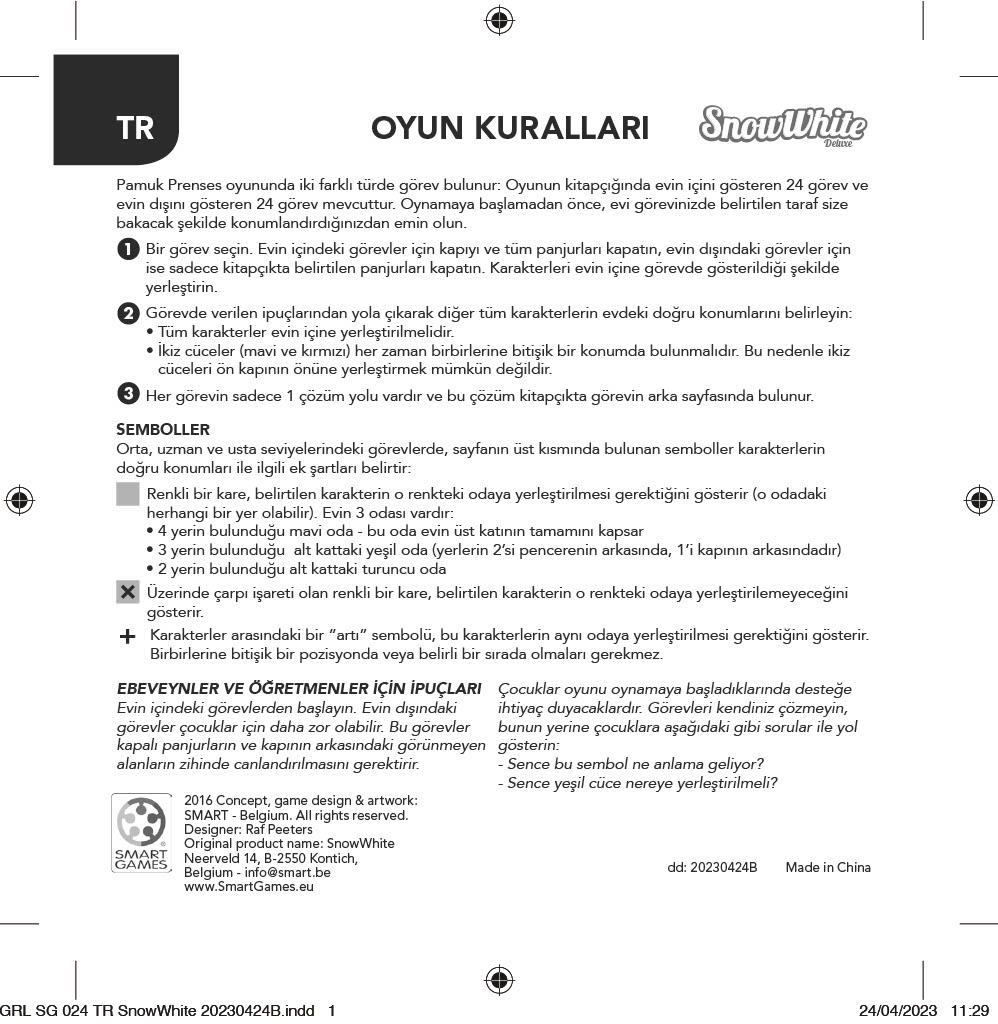 SnowWhite Deluxe SmartGames | 4+ Yaş