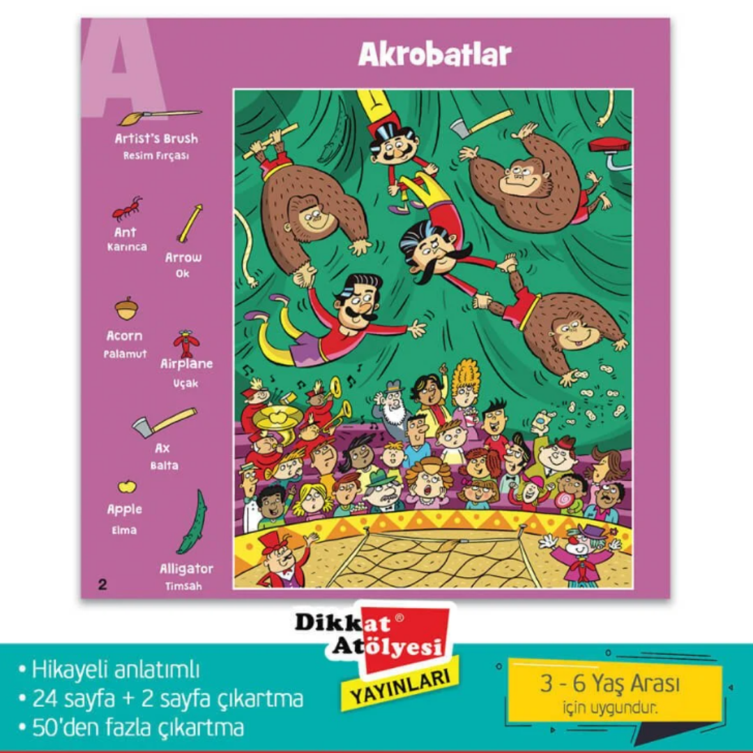 Sticker Eğlenceli Etkinliler 5'li Set 