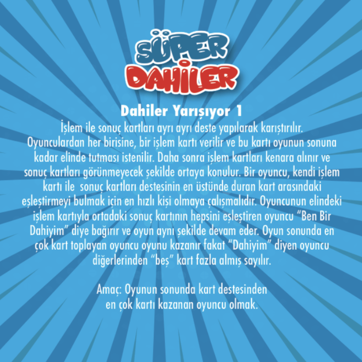 Süper Dahiler Çarpım Tablosu (2x'den 5x'e)