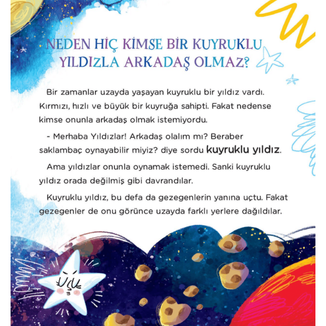 Uzay Hikayeleri 4'lü Set İlk Okuma Serisi | 3+ Yaş