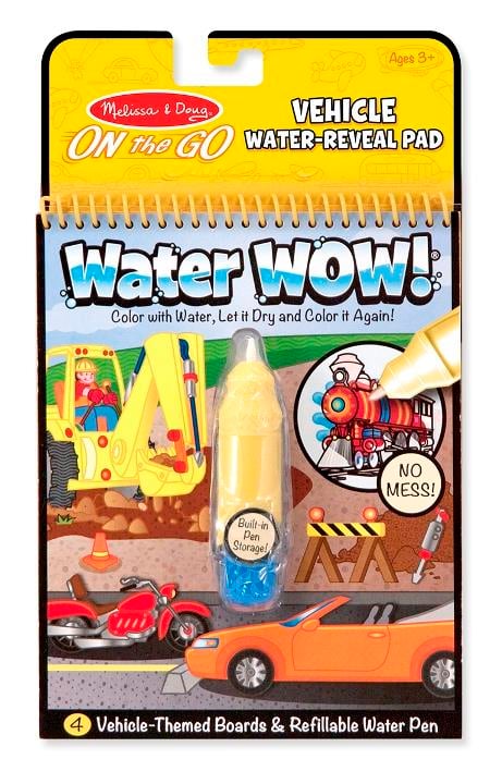 Water Wow! Su ile boyama kitabı - Araçlar